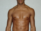 shape of athletic men's bodies